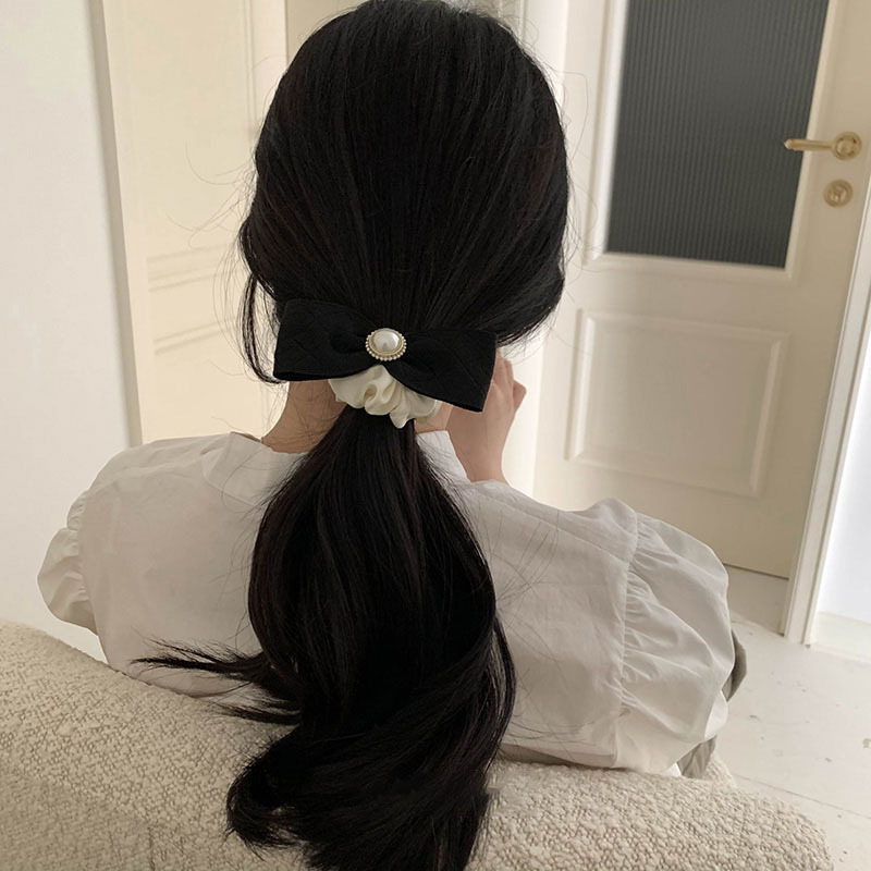 Vysoce kvalitní malá parfémovaná barevná mašle do vlasů, kožená stuha, dámská krátká vlasová pokrývka hlavy, dámská kravata, šperky na hlavu s tlustým střevním kruhem_voghion.com