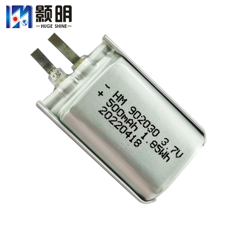 902030软包锂电池3.7V500mAh美容仪器 智能穿戴 情趣用品充电电池