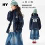 儿童女孩新款格子上衣