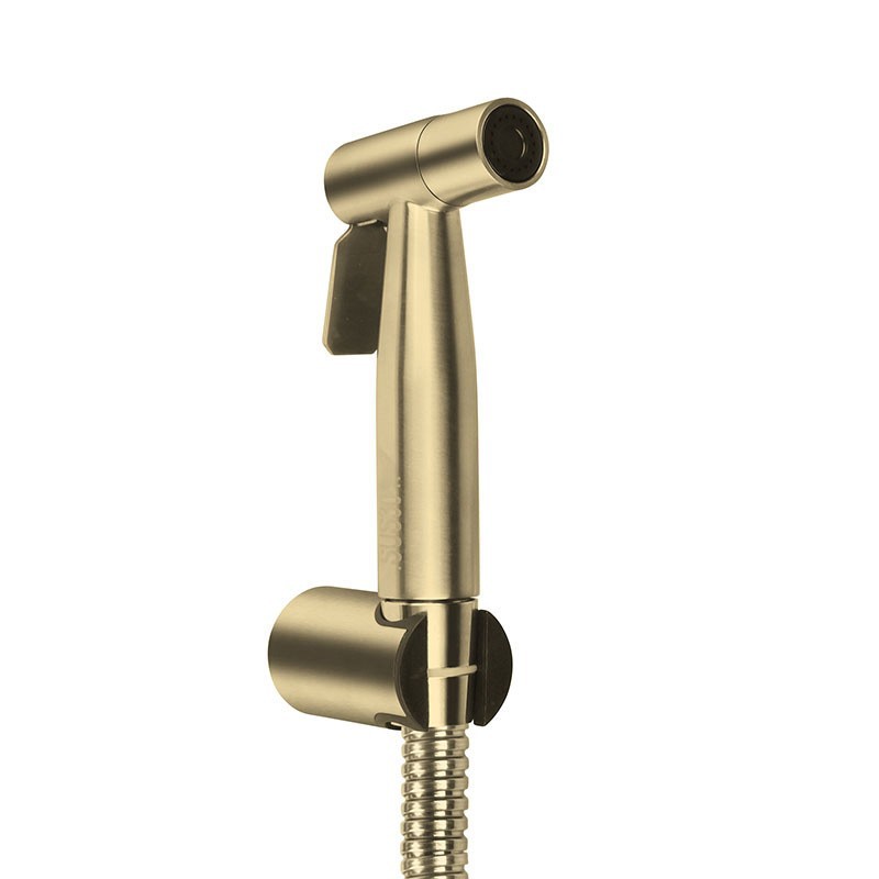 304 stainless steel toilet companion, spray gun set, showerhead, Angle valve, flushing device, pressurized wire drawing, golden women's washing device details Picture