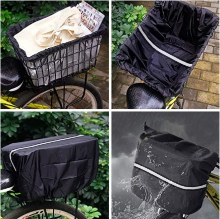 Трансграничная прямая продажа от производителя, оптовая продажа, велосипедная корзина, дождевик, водонепроницаемая ткань Оксфорд, защитный кожух для электромобиля, дропшиппинг
