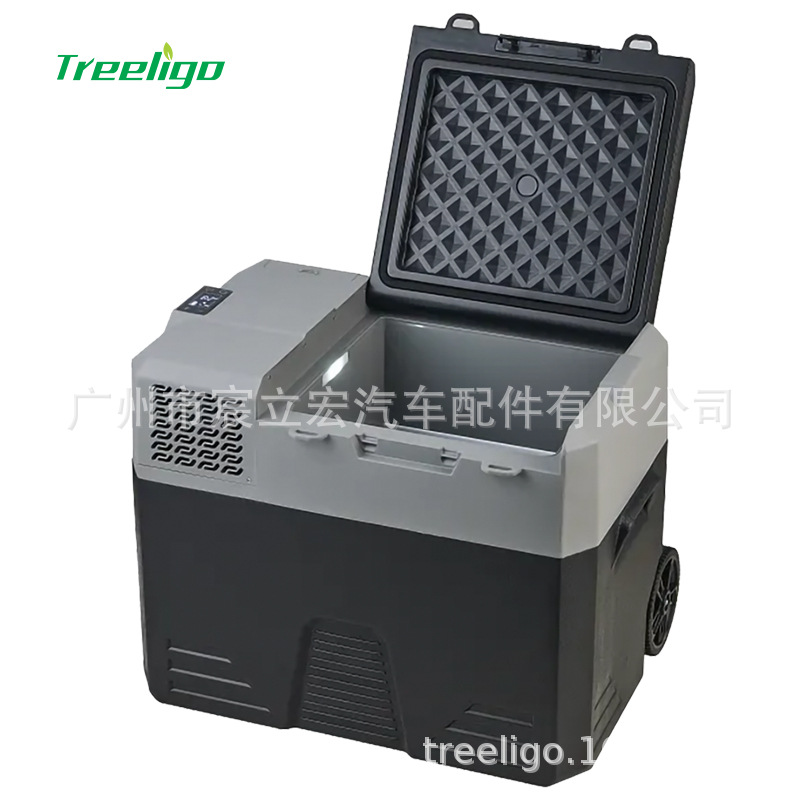 Treeligo refrigerador del coche 42/52/62 L compresor refrigerador del coche 12v24v220v congelador de viaje