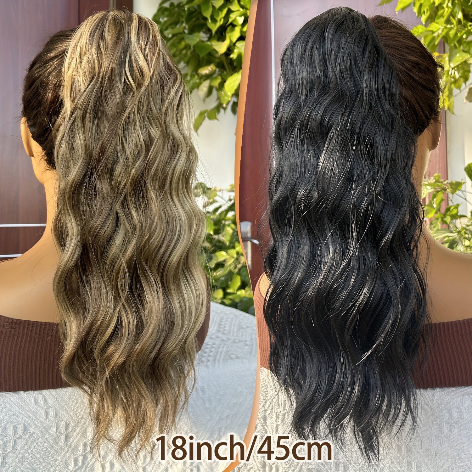 Europa y los Estados Unidos transfronterizos largos rizos de caballo caballo muñecas onduladas realistas mate de alta temperatura seda alta simulación de caballo