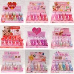国境を越えた新製品LOVE QUEEN BEAUTYリップオイル潤い保湿ガラスリップ持続変色リップクリーム