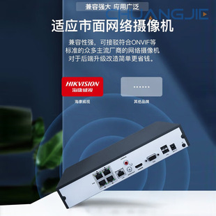 Hikvision (Hikvision) Surveillance Hard Disk Video Recorder [8-Way Poe] Ds-7808N-Q1/8P