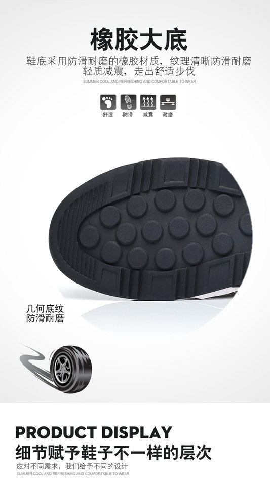 Giày sneaker nam da bò thật phối màu tương phản, cổ thấp, đế bệt — Màu trắng, Màu đen chi tiết 13