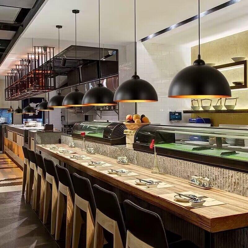 Cross-Border Amazon American Retro Industrial Style Farmhouse Restaurant Lamp Kitchen Island Bedroom Bar Counter Semi-Circular Iron Pendant Light Cross-Border Amazon American Retro Industrial Style Farmhouse Restaurant Lamp Kitchen Island Bedroom Bar Counter Semi-Circular Iron Pendant Light
