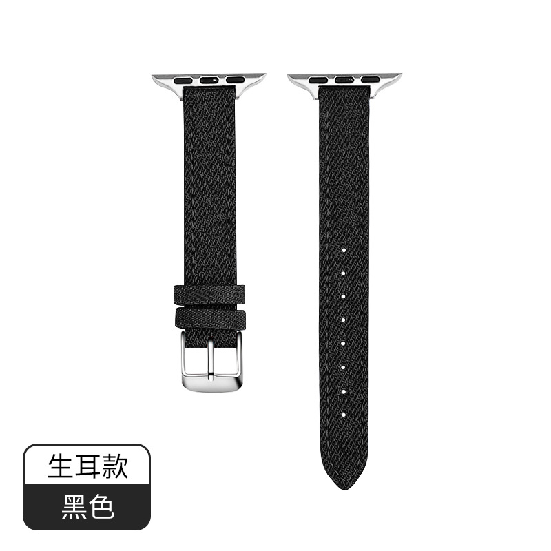 Adecuado para iwatch Correa todas las series disponibles Apple S9 Correa moda blanco Denim Correa delgada para niñas