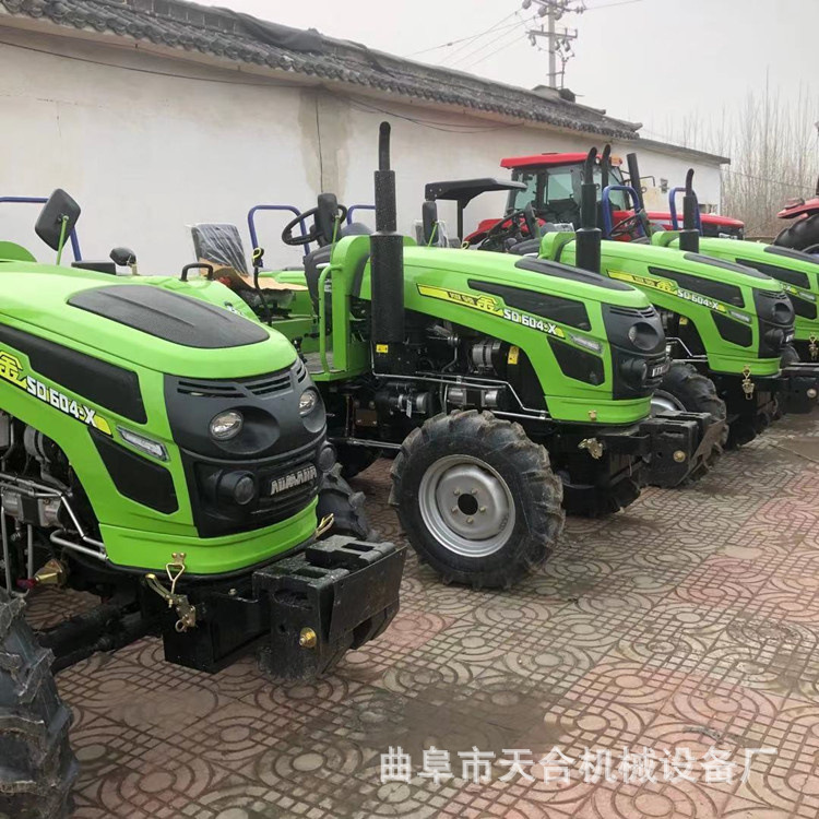 2021新款（直补）萨丁SD604-X四轮拖拉机合作社耕整旋翻播种机械