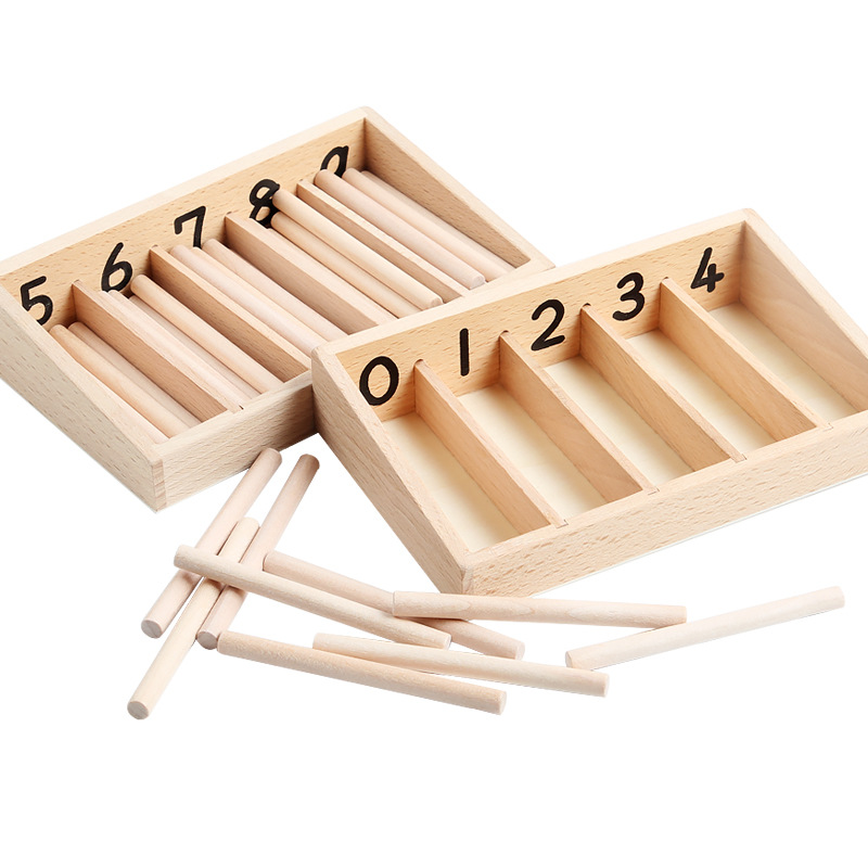 Material didáctico Montessori ropa familiar de madera Material didáctico Montessori ropa familiar caja de husillo Montessori Kindergarten