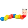 Candy -colored twisting worm