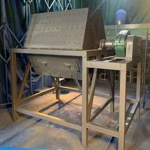 200 Liter Hexagonal Drum Grinder, Large Thickeneded Steel Plate Stone Rounding Machine, Fire Iron Dry Grinding