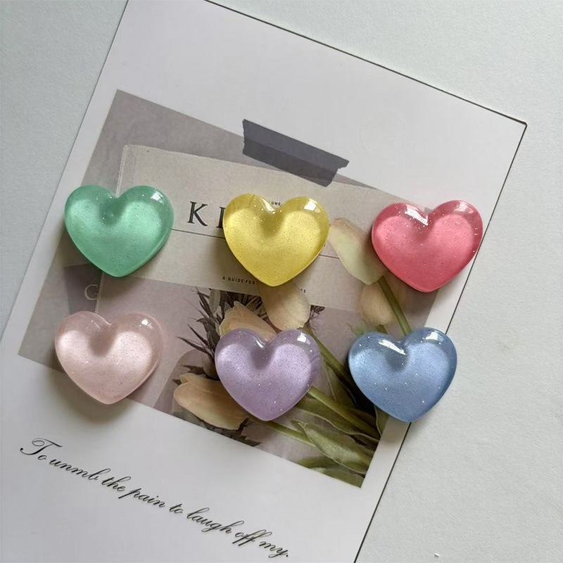 Cross-Border New Colorful Love Refrigerator Stickers Simple Macaron Home Kitchen Decoration Magnetic Stickers Wholesale