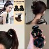 Black matte crab pin, ponytail, elegant hairgrip, simple and elegant design, wholesale