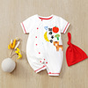 Summer thin children's cartoon overall for new born for baby