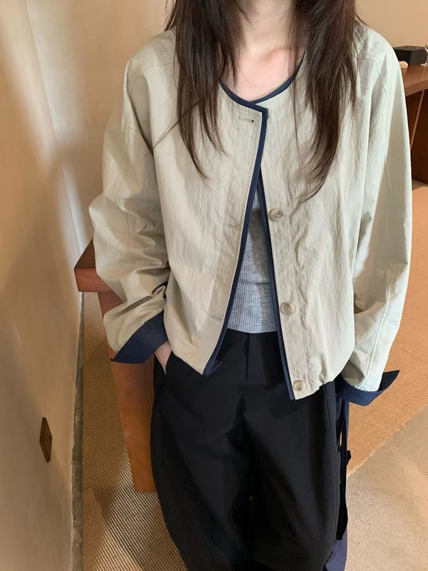 2025秋季新款设计感韩版宽松显瘦百搭休闲外套女设计感夹克上衣|undefined