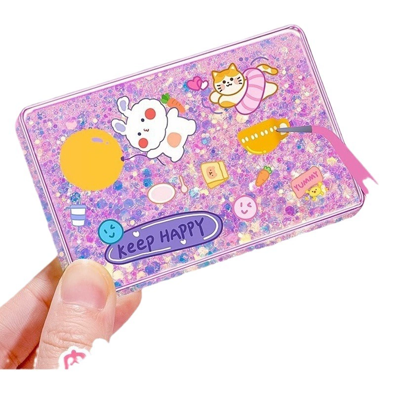 Кремовый гель Goo Card костюм Роскошная Песочная карта кирпич Магнитная всасывающая квадратная кирпичная шпилька игрушка для девочек детская ручная учетная запись Goo Chuck