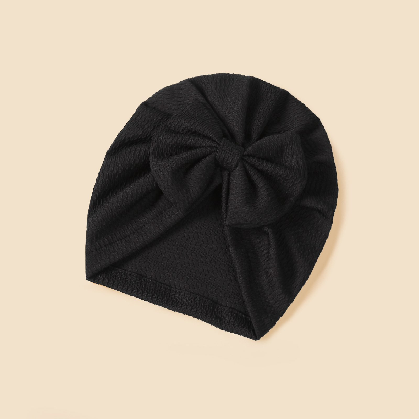 Simple Style Style Baby Girl's Baby Boy's Simple Style Solid Color Bow Knot Baby Hat