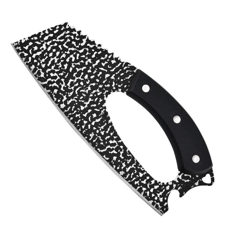 Spot al por mayor portátil de acero inoxidable martillo forjado cortador de corte cuchillo de cocina cuchillo de cocina