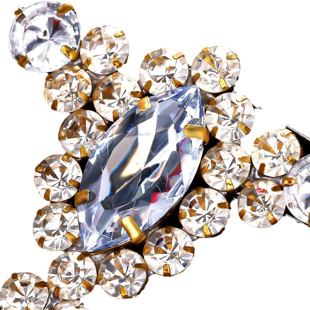 Transfronteriza Venta caliente sexy gota de agua Tanga europeo y americano ajustable rhinestone bragas bikini accesorios cuerpo cadena