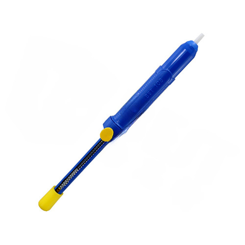 Best large solder sucker manual powerful solder removal tool blue soldering pen desoldering 108