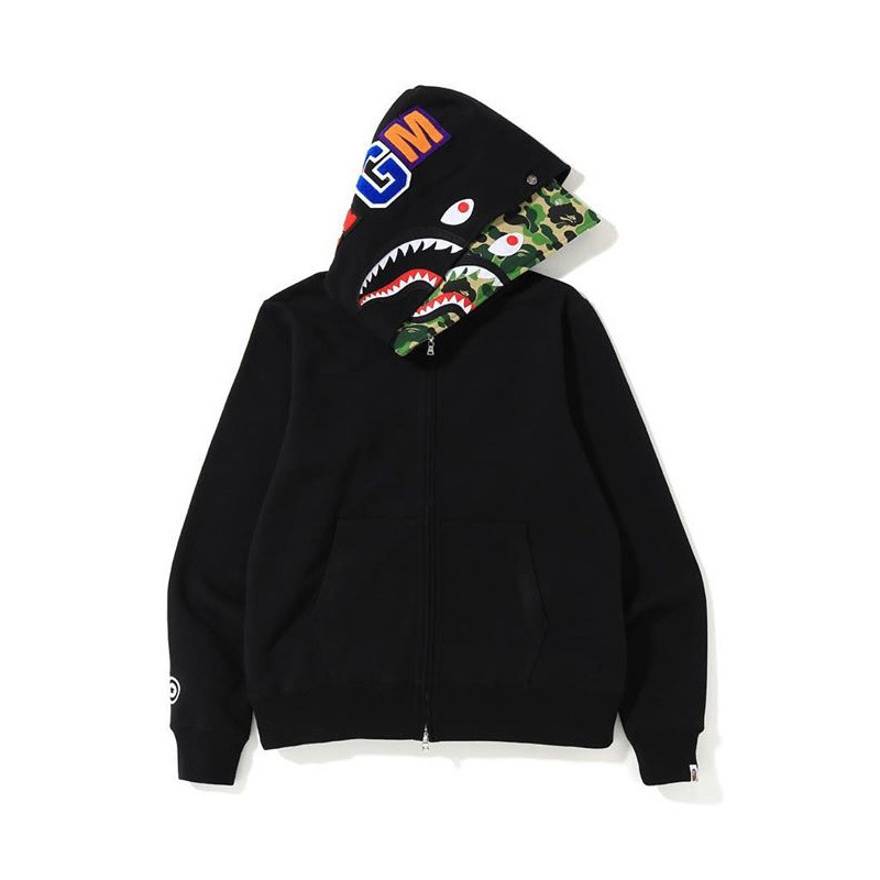 BAPE Inter Miami CF x Messi Shark Full Zip Hoodie Black