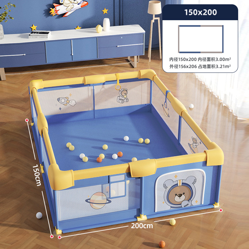 Bebé Juego valla niños interior casa malla de seguridad niño valla bebé gateando mat