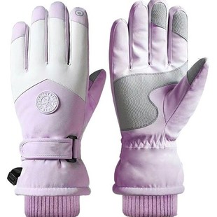 Ski Gloves Running Outdoor Cycling Single-Layer Polar Fleece Gloves Touch Screen Waterproof Electric Vehicle Cycling Gloves
