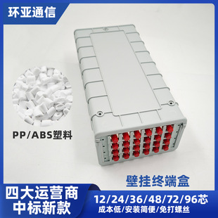 Plastic Fiber Optic Box, Fiber Optic Fusion Box, Plastic 24-Core Direct-Fusion Terminal Box, Non-Metallic 24-Core Direct-Fusion Optical Cable Terminal Box