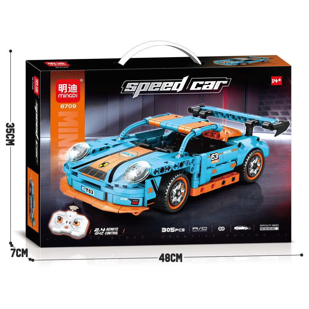 Синяя радиоуправляемая машина, 4G, наука и технология