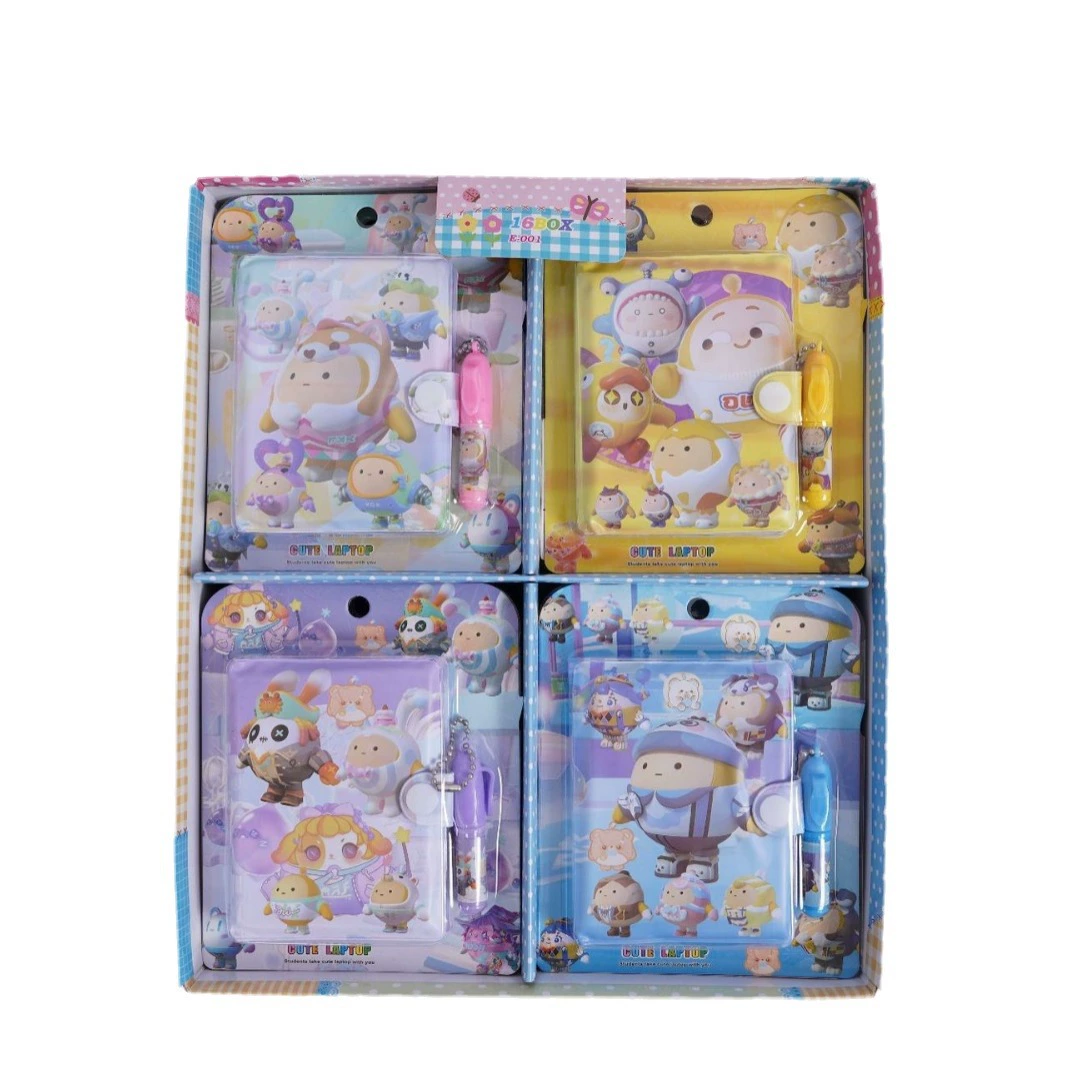 Small handheld pocket cartoon cute laptop