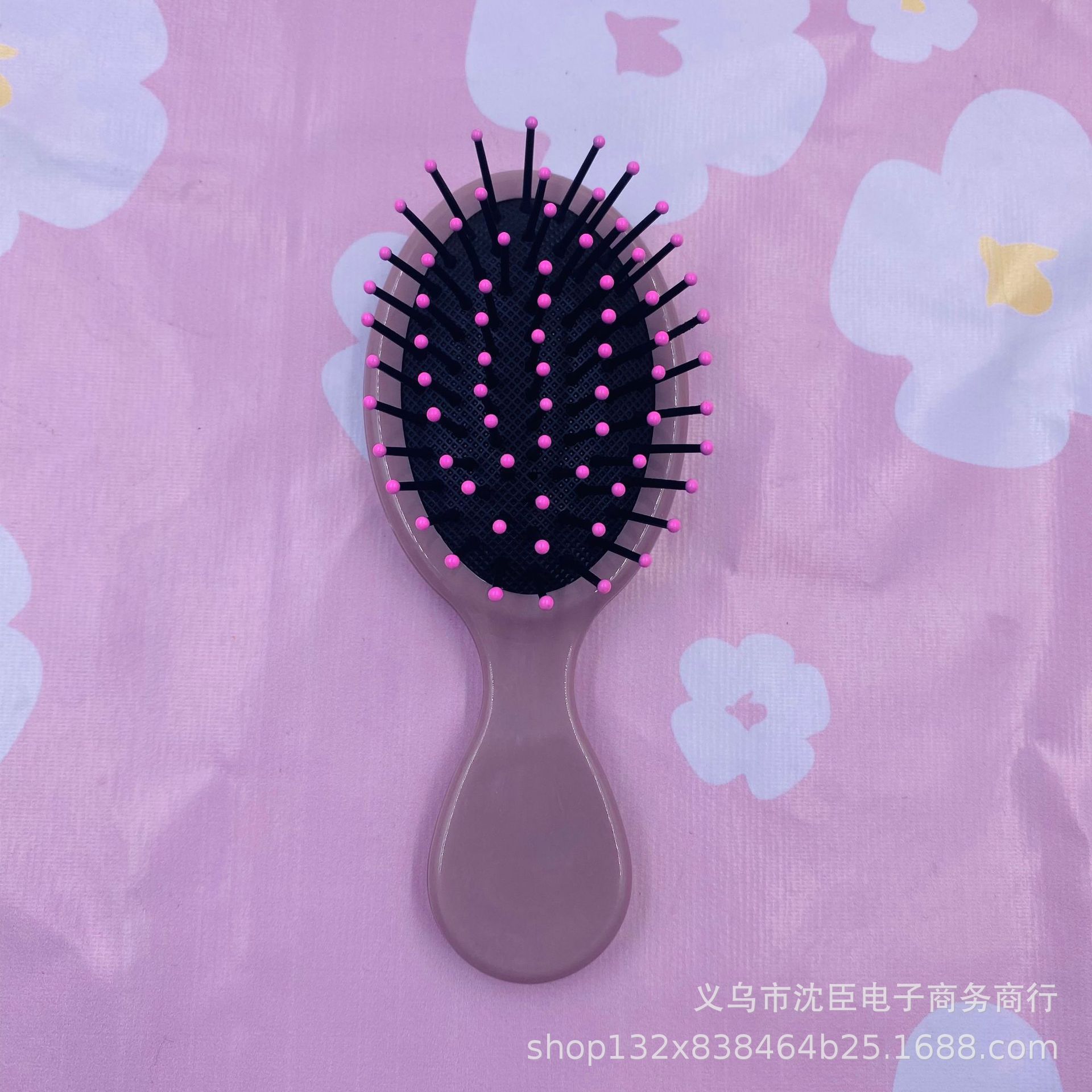 Nuevo color macaron cojín de aire peine airbag masaje peine lindo pelo liso plegable crema pegamento portátil peine color caramelo