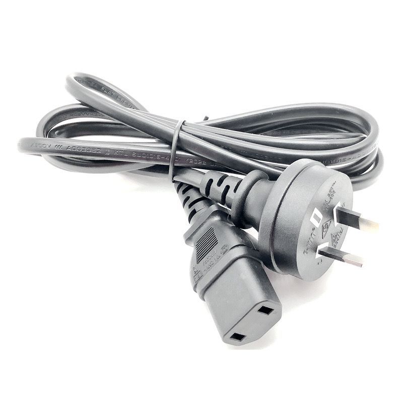 SAA RCM澳规认证插头线 澳洲AU奥标二芯 两孔品字尾C17电源连接线