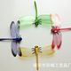 14cm simulation Dragonfly 3d decoration home decoration creative crafts stickers vase gardening decoration cross-border hot sale