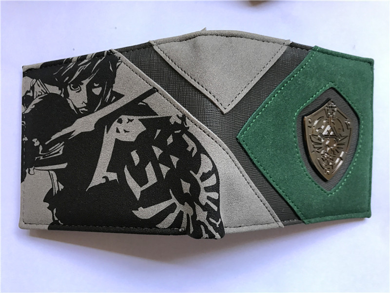 Estudiante de los hombres y las mujeres corto de metal monedero titular de la tarjeta