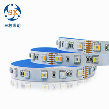 24v��ѹ��Ƭrgbcw5050rgbcct�ƴ�RGB5��1��ů˫ɫ��led��������