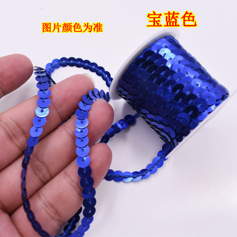 1 cuentas de escenario de encaje de metros de longitud de suministros de eje multicolor de sequinilla 4 nuevos accesorios hechos a mano