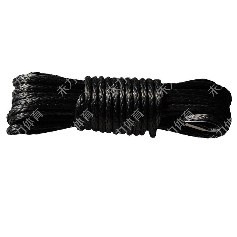 绞盘绳 6mm*15m拖车绳 外出绳  纤维绳 绳 拖车带
