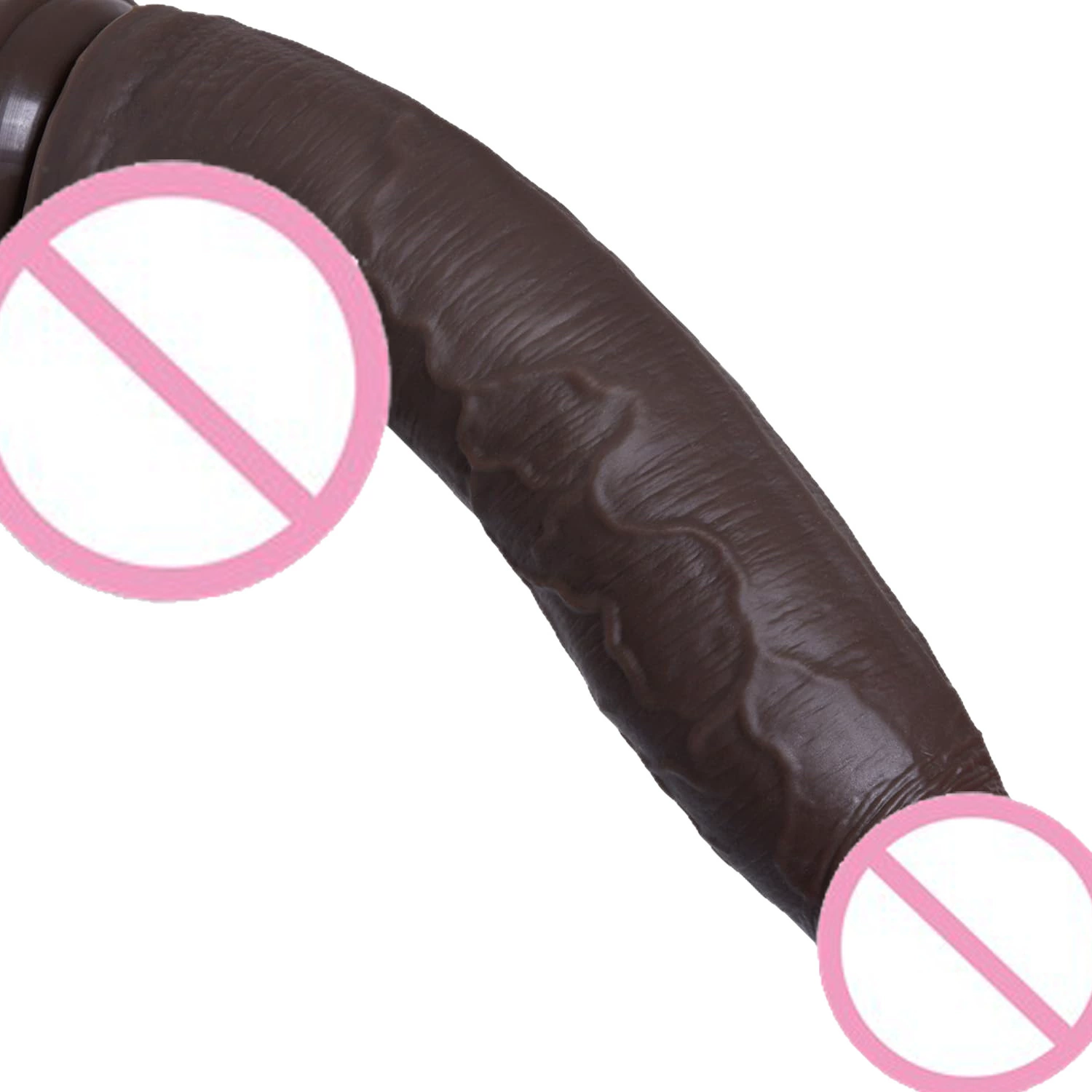 Фаллоимитатор Dahei G AD147, 28 см толстый силиконовый реалистичный дилдо, телесный или коричневый