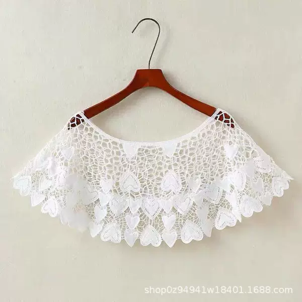 New Korean-Style Dress with Lace Shawl, Versatile Hollow-Out Cover-Up, Women's Summer Jacket, Sleeveless Top