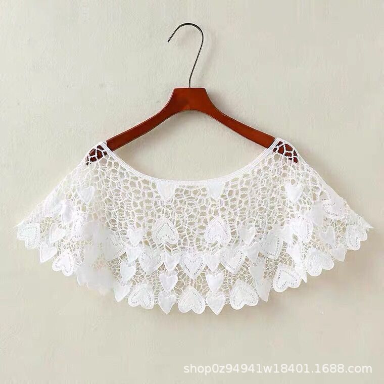 New Korean-Style Dress with Lace Shawl, Versatile Hollow-Out Cover-Up, Women's Summer Jacket, Sleeveless Top