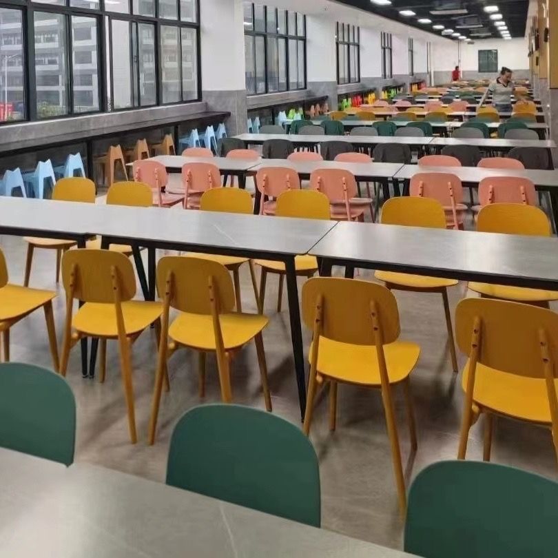 Commercial Rock Plate Fast Food Restaurant Snack Noodle Shop Hamburg Milk Tea Shop Buffet Restaurant Tables and Chairs School Canteen Dining Tables and Chairs