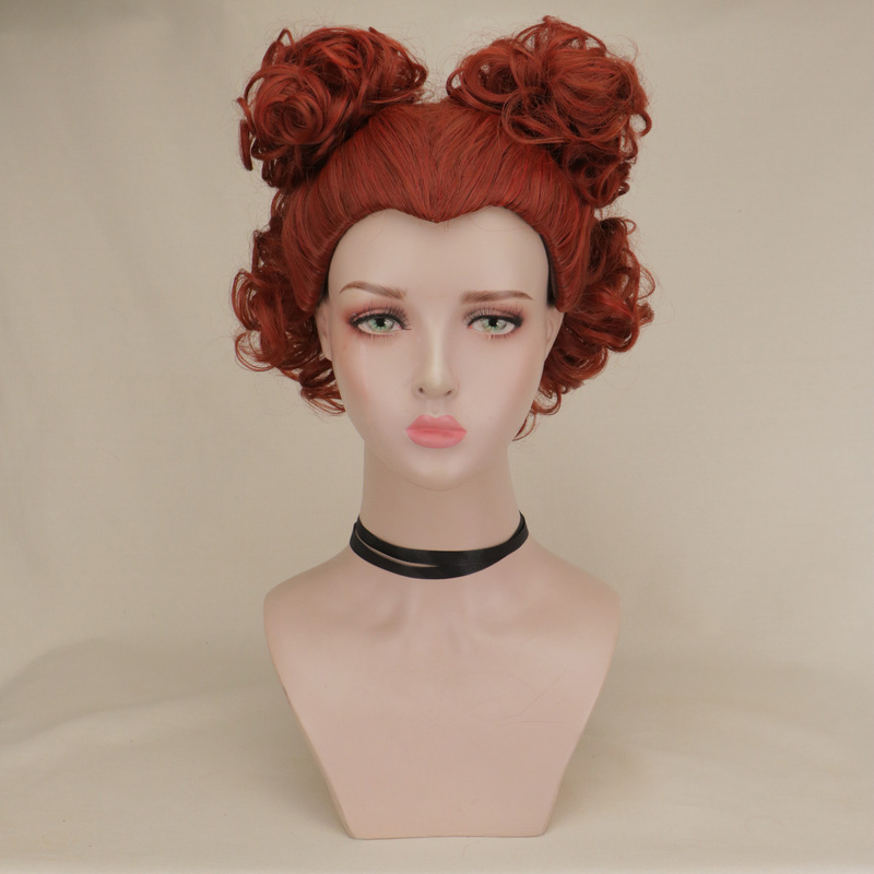 Witch also crazy wig Winifred wig Red Queen cos wig Red Queen cos wig Red Queen cos wig