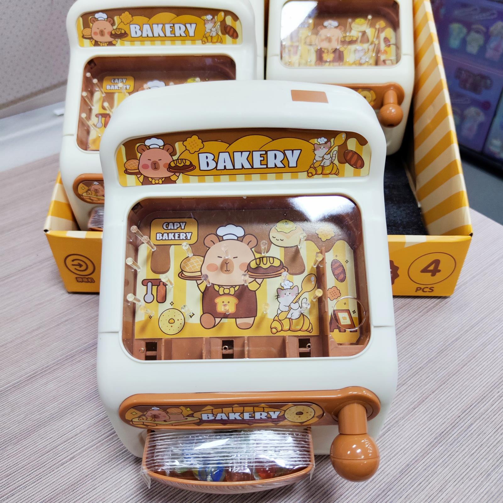 Capybara Pinball Game Machine Simulation Light Music Parent-Child Interactive Hand-Eye Coordination Educational Children's Toys Wholesale