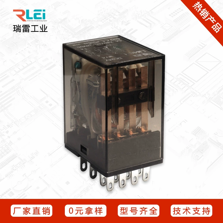 Промышленное реле MY4N-GS Ruilai LM4C-L, прямые продажи, промежуточное реле HH54P, электронное реле NNC68B/HF18FF