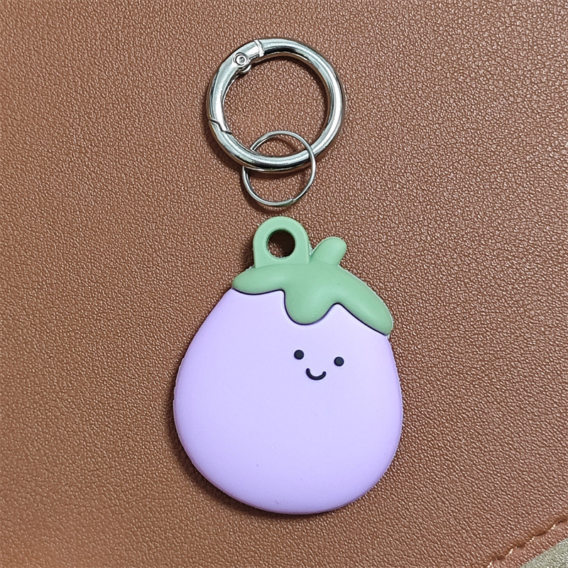 かわいいスプリングはリンゴのairtagsの保護カバーを掛けます。|undefined