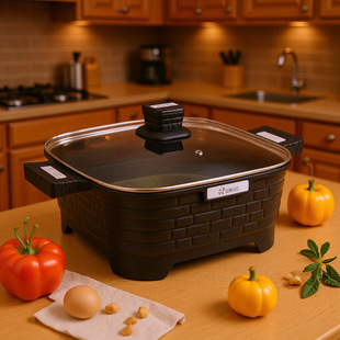 Great Wall Electric Cooking Pot Multifunctional Electric Hot Pot Aluminum Alloy Electric Hot Pot