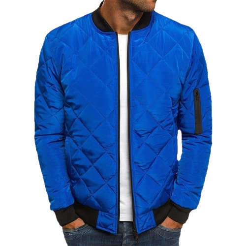 Winter English Plus Size Men's Cotton Cardigan with Iron-Free Treatment, Fashion Urban Collar Cotton Coat Outerwear