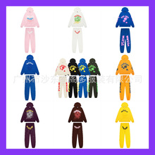 �羳��ʽ����Sp5der 555555 hoodie��ñ������Young Thug ins����