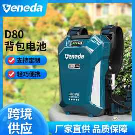 D80背包电池 36V20AH 48V20AH大容量园林工具背包式电池容量可定